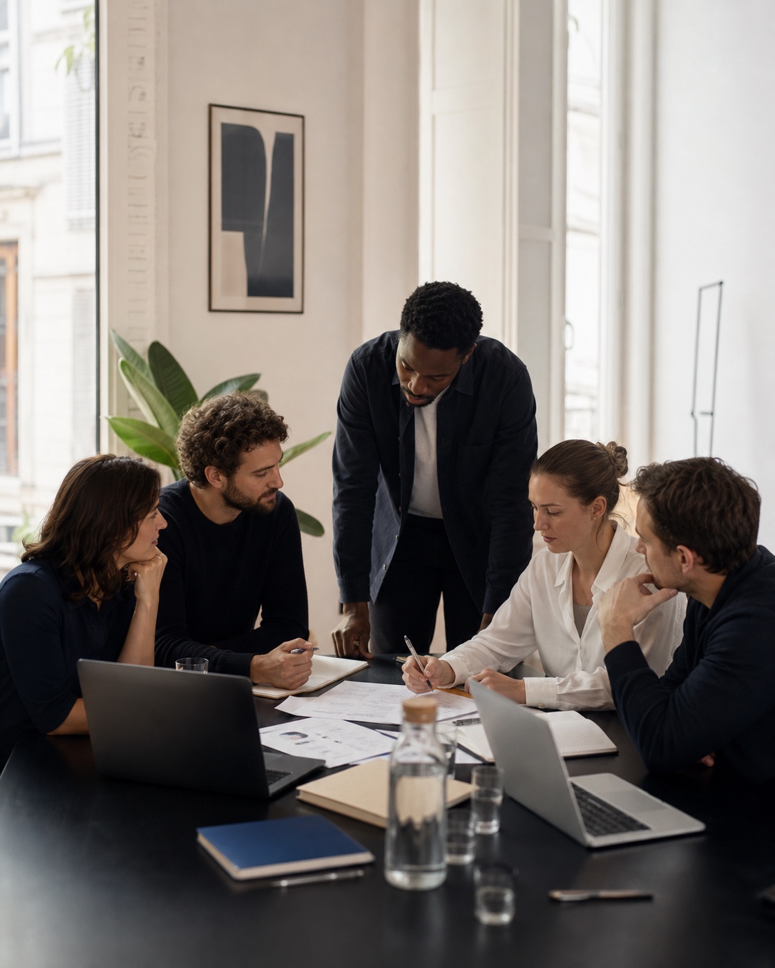 L’équipe WebFitYou réunie autour d’une session de travail