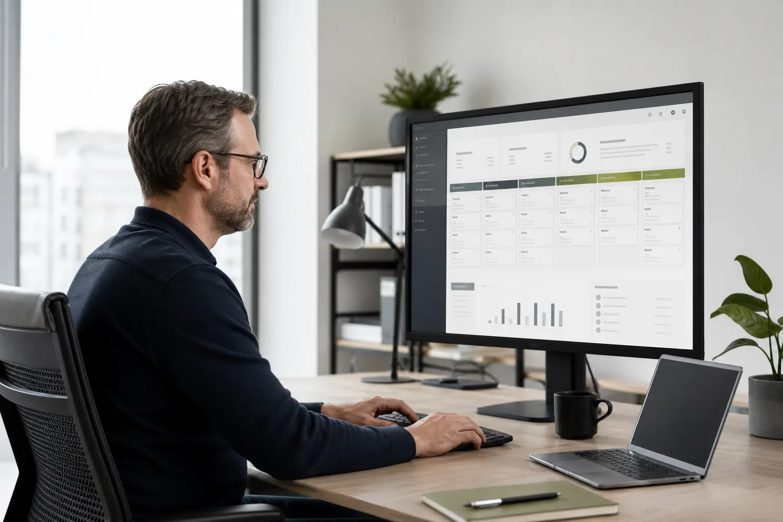 Responsable pilotant son activité dans un CRM sur mesure