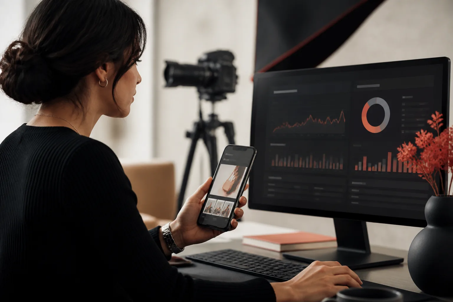 Experte SMA analysant les performances de campagnes Meta Ads
