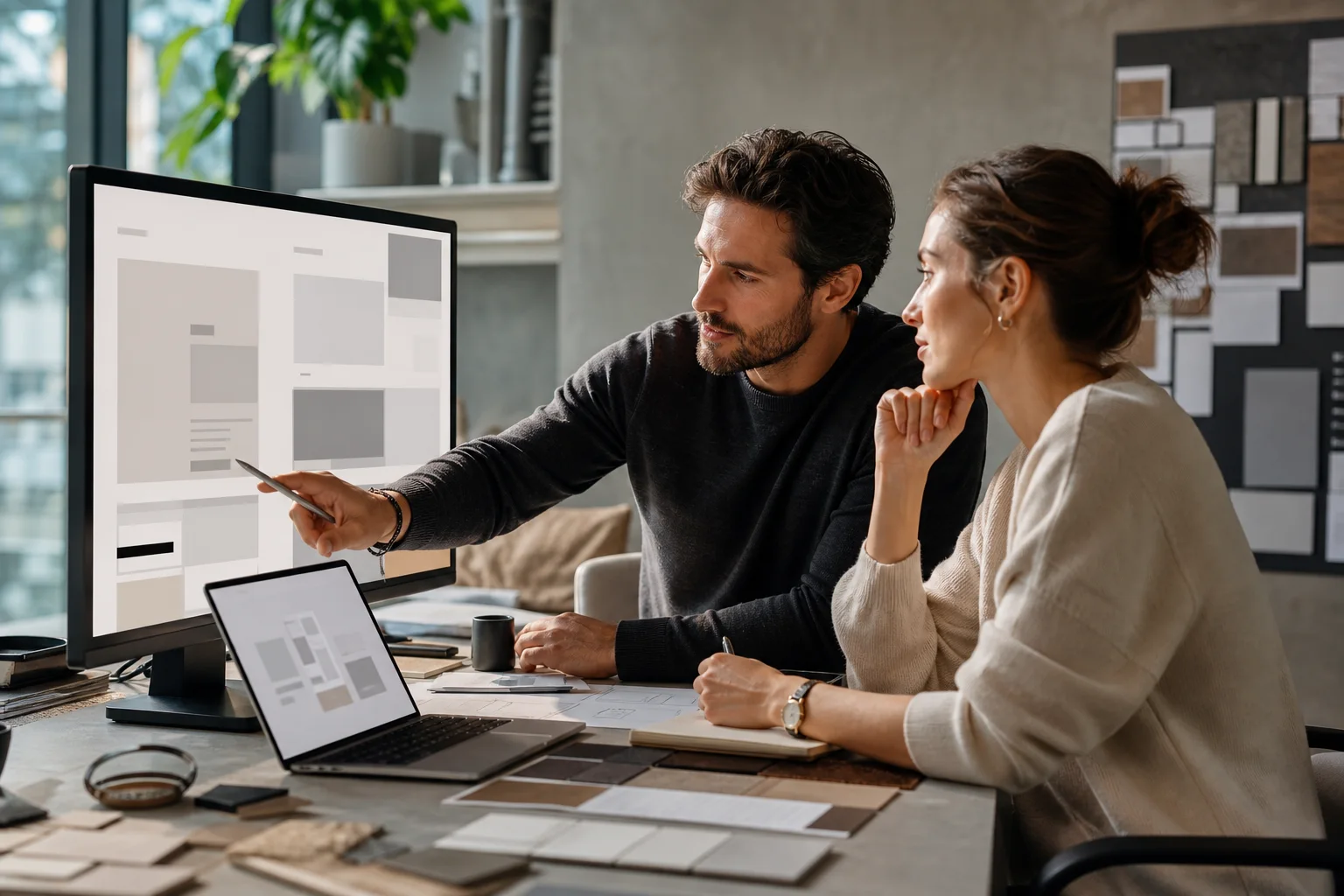 Designers WebFitYou concevant ensemble une expérience web claire et performante